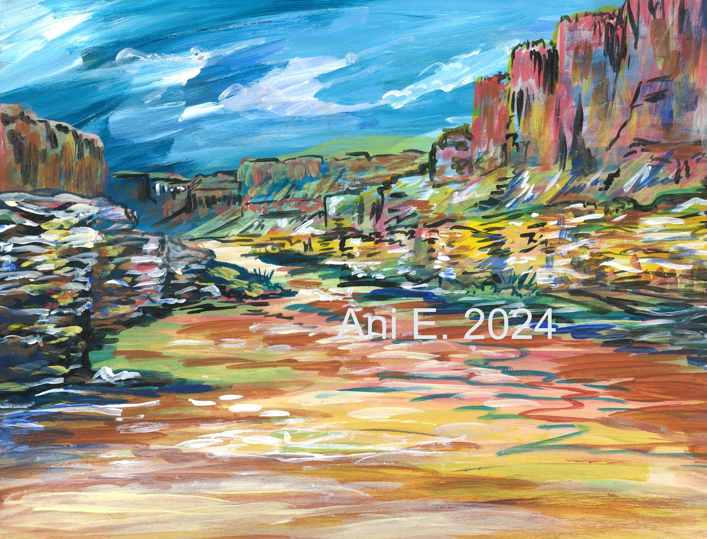 "Big Dune, Grand Canyon" Ani 2024