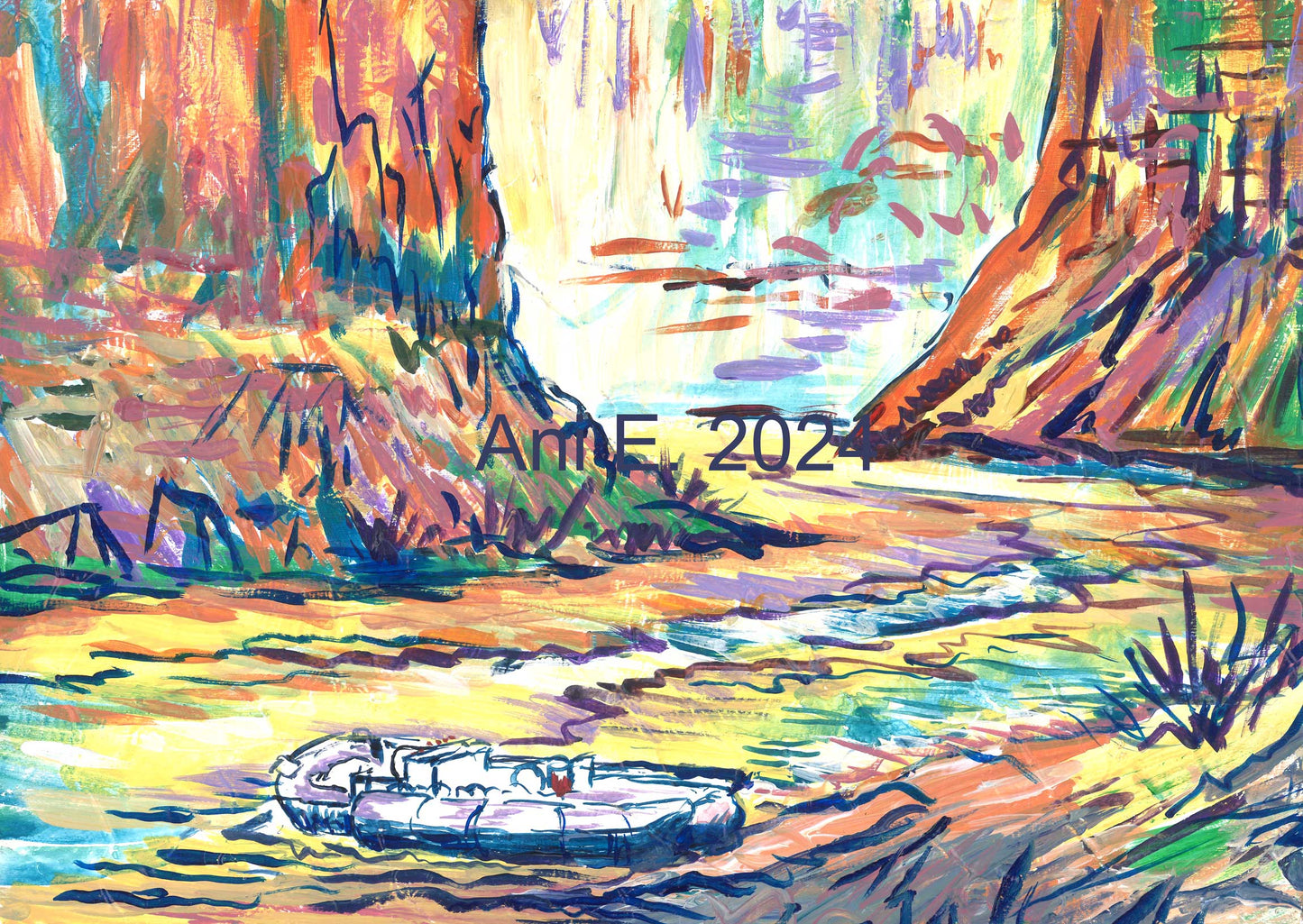 "Buckfarm, Grand Canyon" Ani 2024