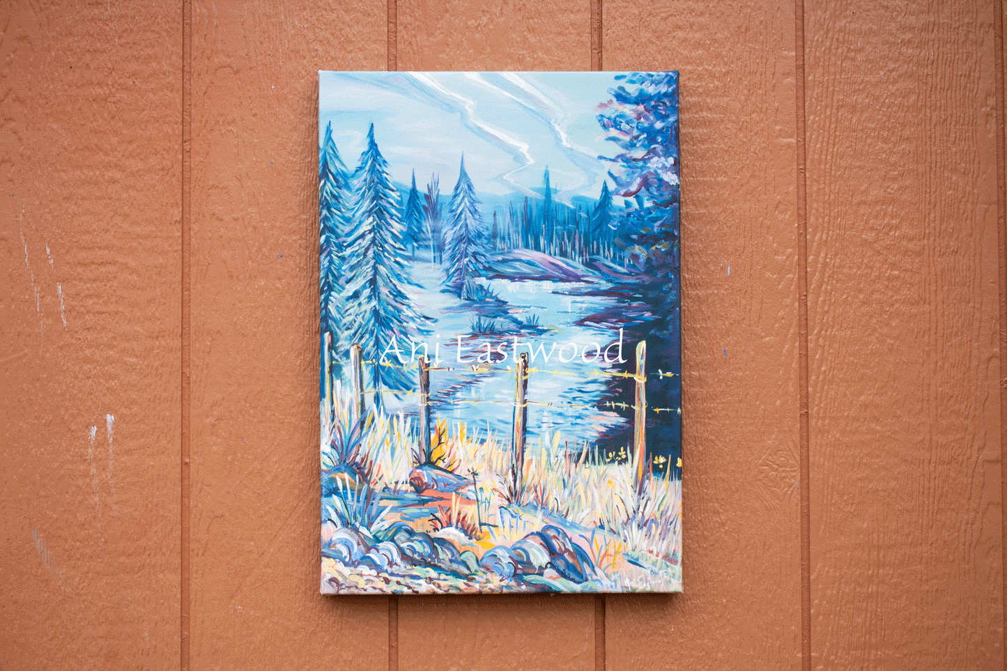 "Morning on the Blackfoot River Montana" 2009 Ani Eastwood