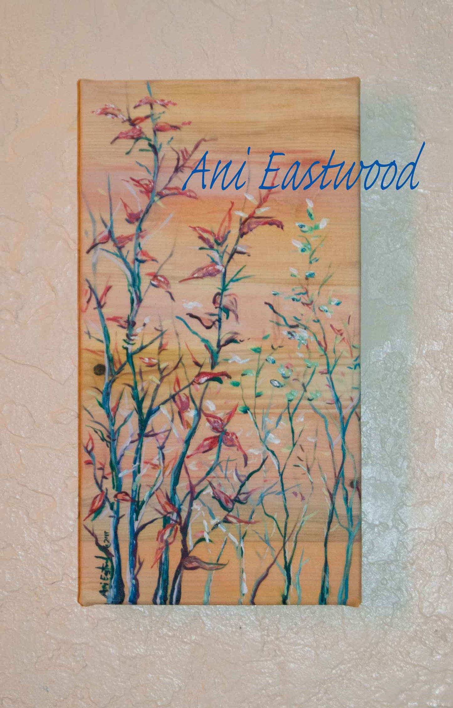 "Dogwood" Oil on Pine 2019 Ani Eastwood,