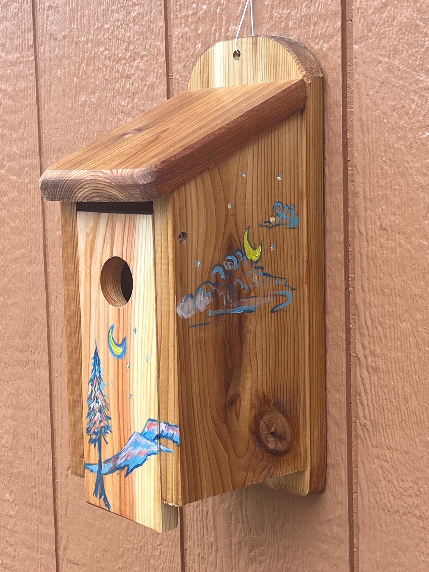 Handmade Cedar Bluebird Box, Ani Eastwood