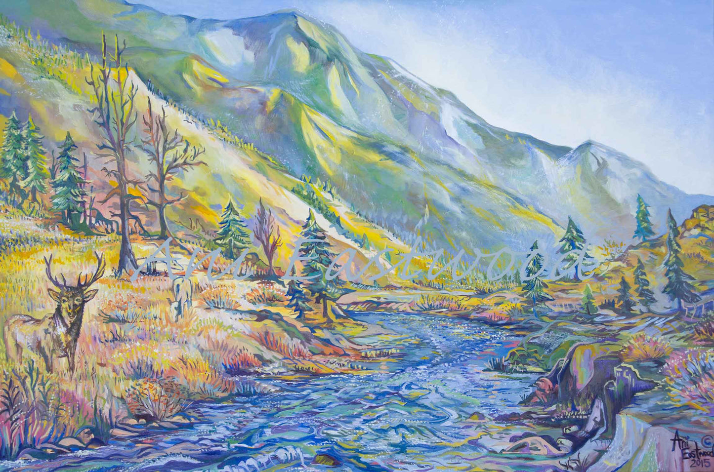 "Elk Calling" 2014 Ani Eastwood