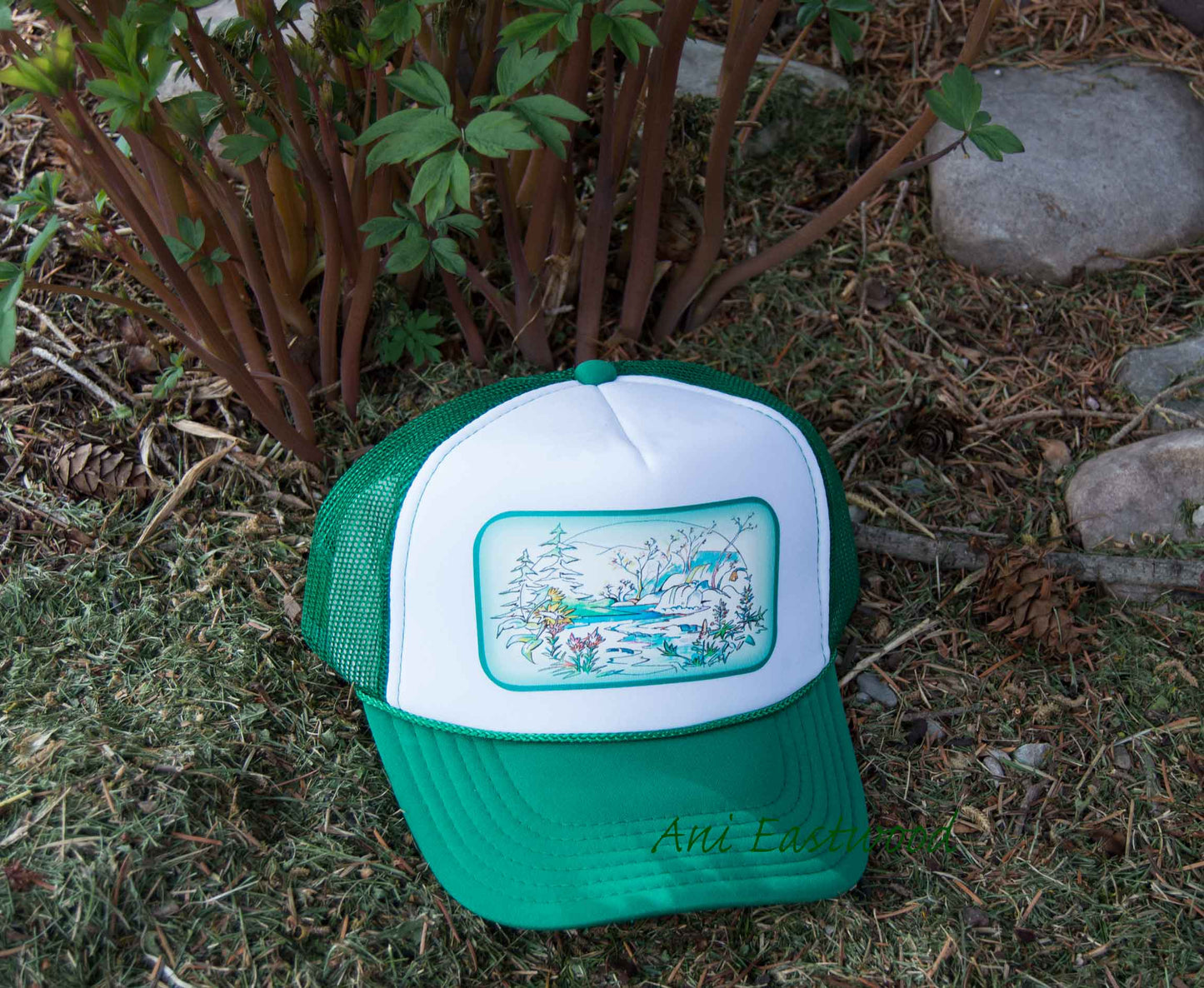 Spring Bloom Montana Trucker Hat, Ani Eastwood