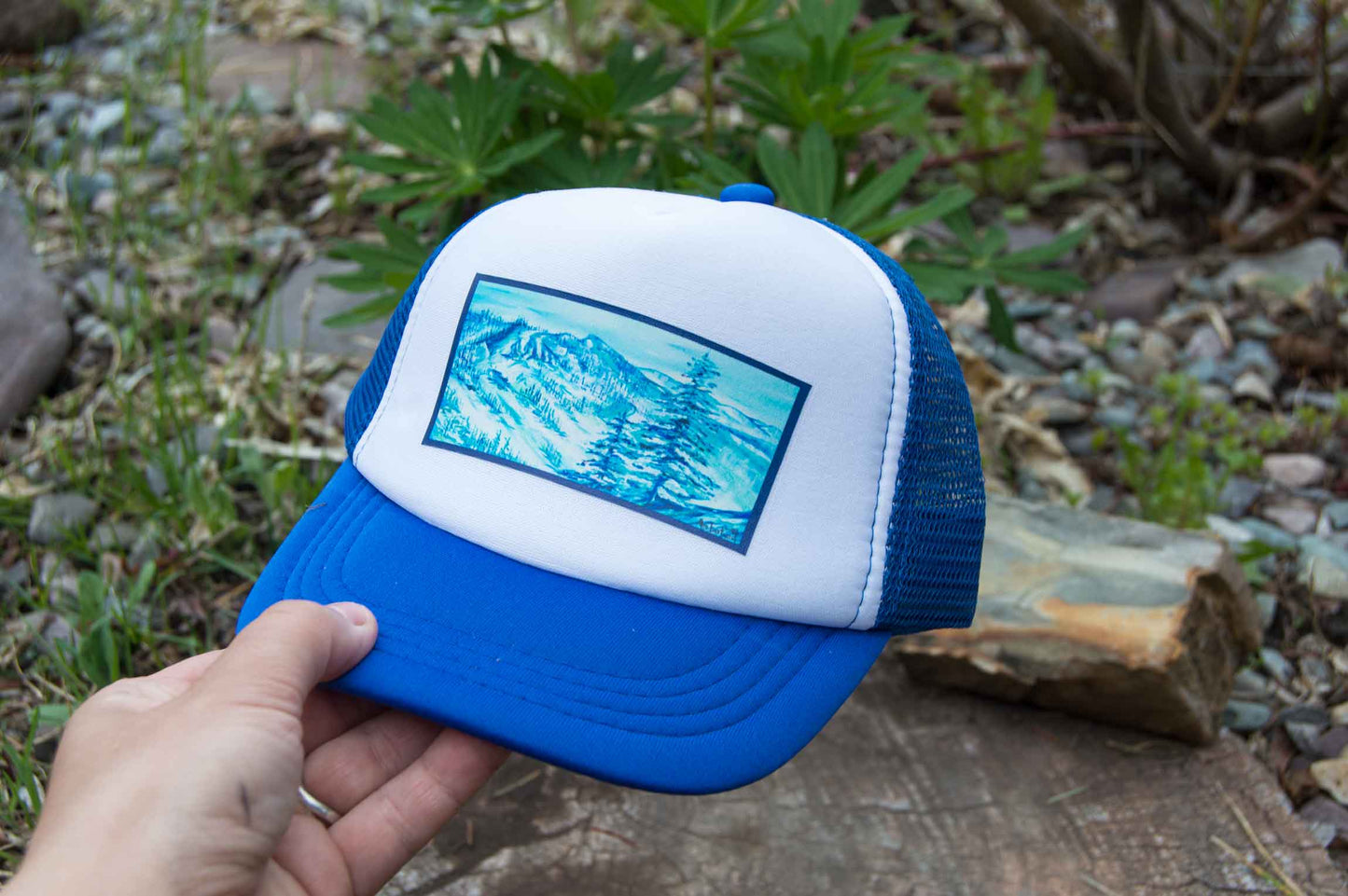 Baby/ Toddler Montana Snowbowl Trucker Hat, Ani Eastwood