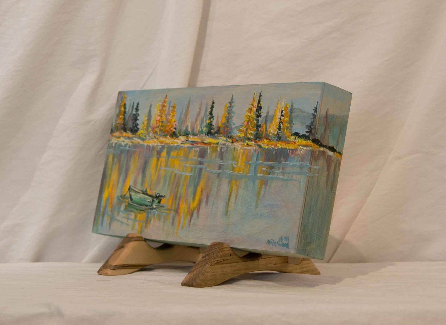 "Placid" 2019 Ani Eastwood, Original Oil on Birch