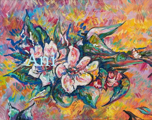 "Spring Apple" Ani Eastwood 2025 Oil on Birch