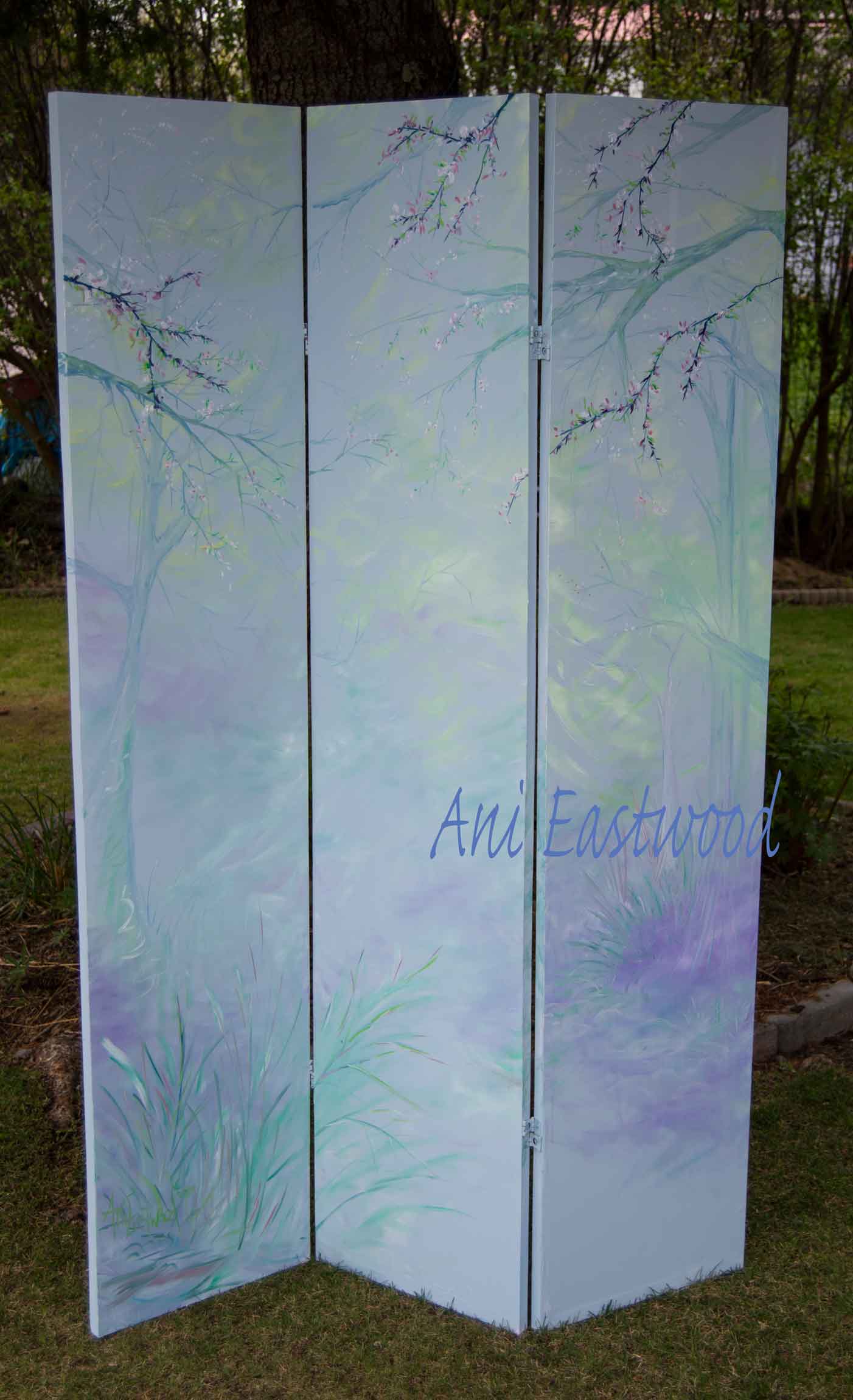 "Spring Apple Blossoms" Ani Eastwood, Original Oil 2020