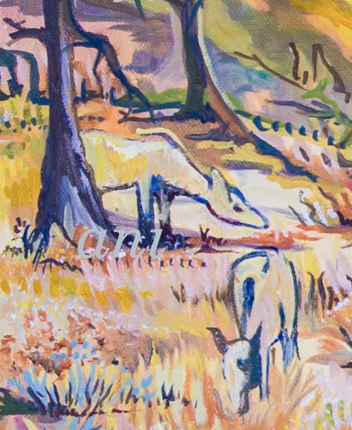 "Elk Calling" 2014 Ani Eastwood