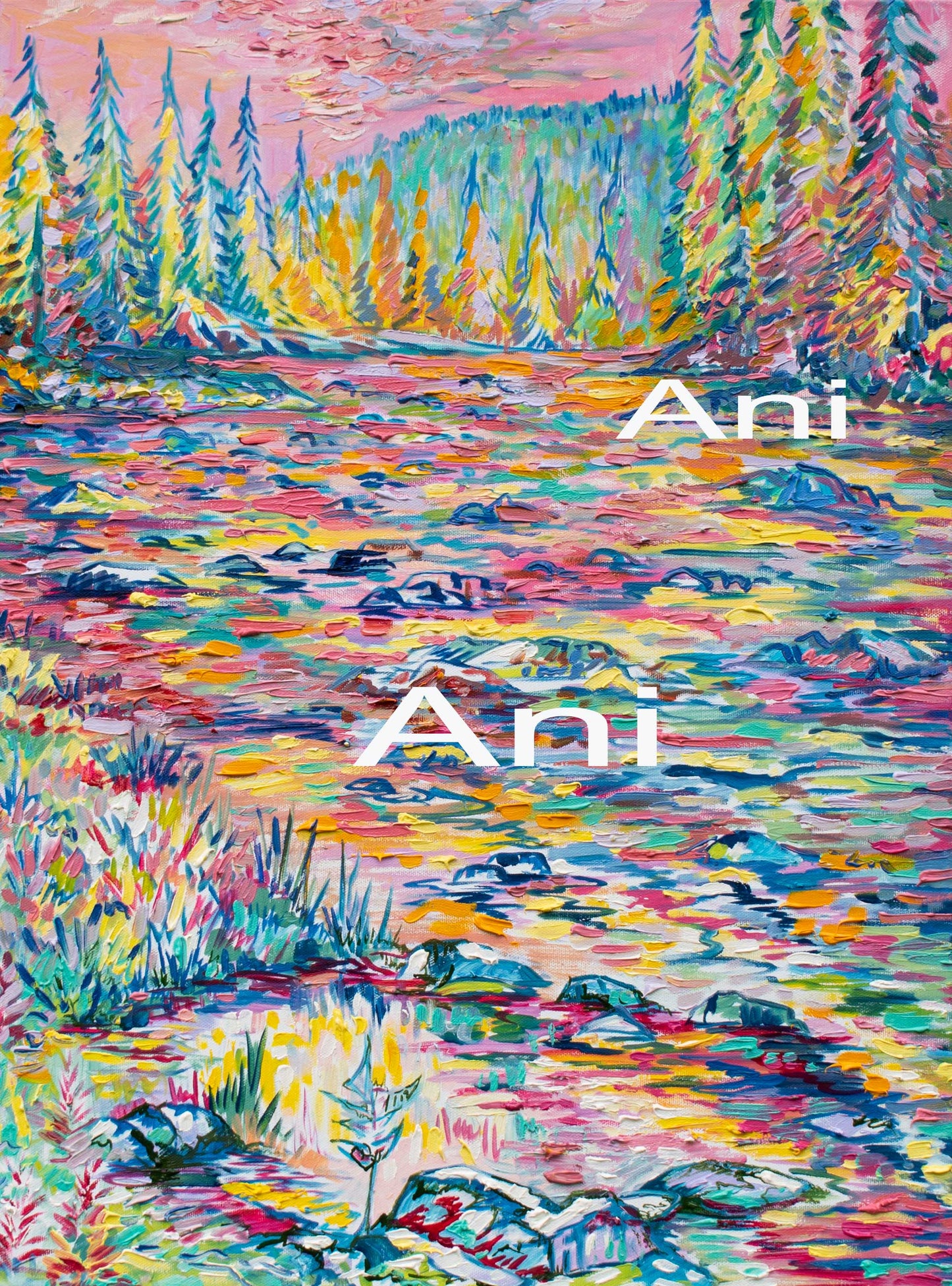 "Burn" Original Oil on Canvas Ani Eastwood