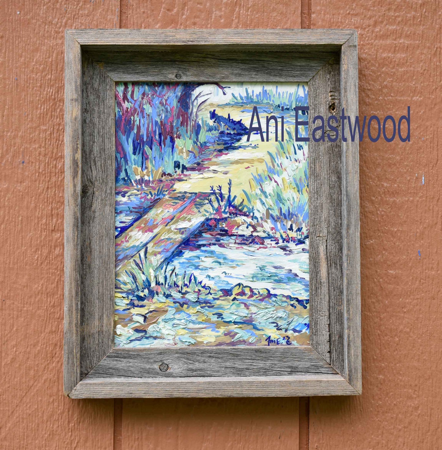 Original Oil "Trail's End" Ani Eastwood 2023