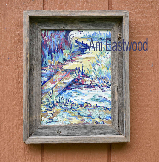 Original Oil "Trail's End" Ani Eastwood 2023