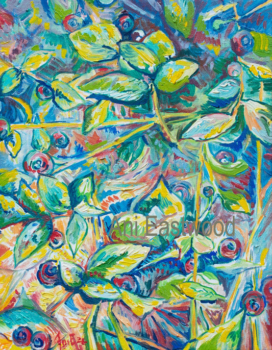 "Huckleberry"  2026 Ani Eastwood Original and Giclees