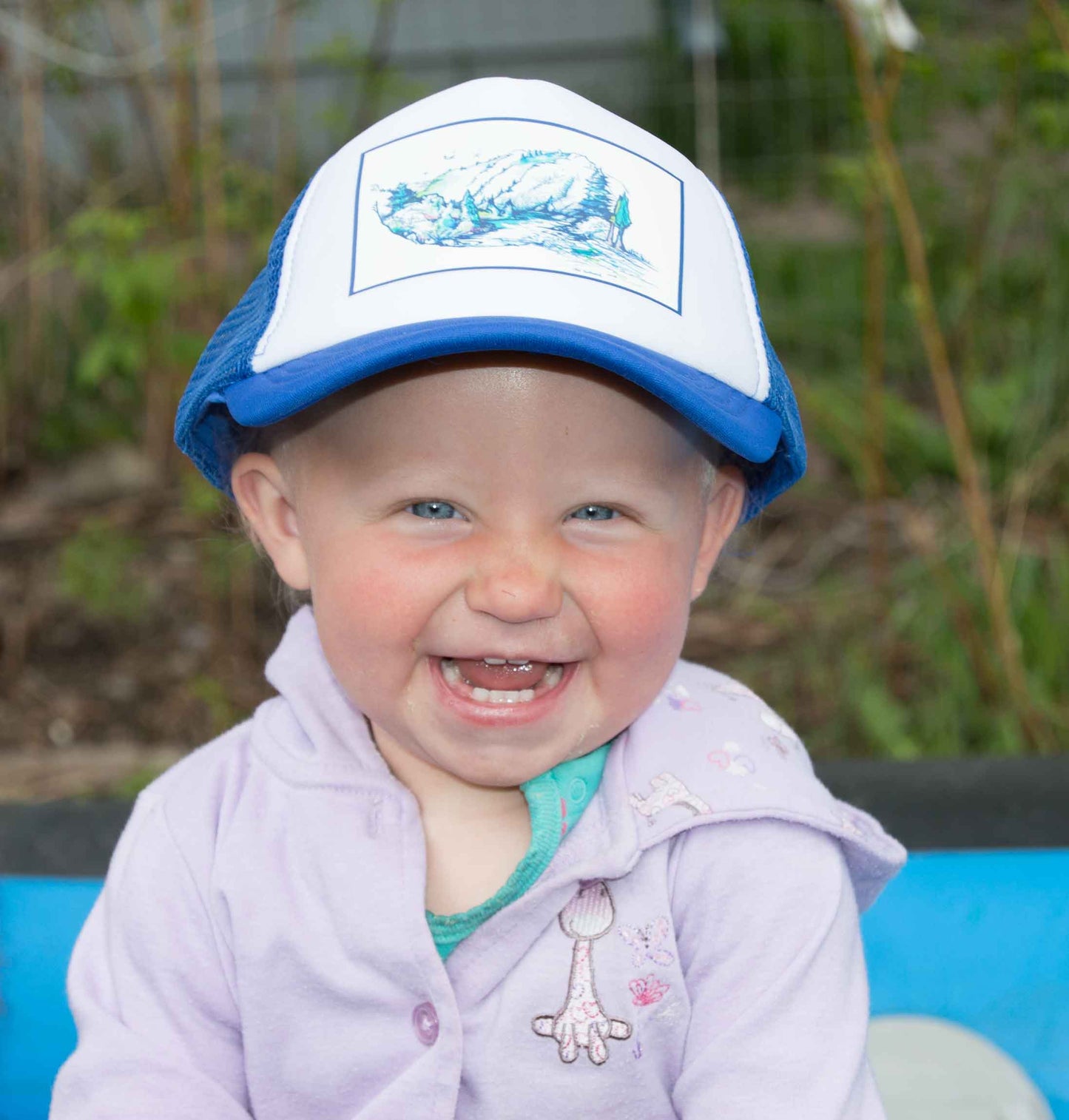 On the Water Toddler/Baby Trucker Hat, Ani Eastwood