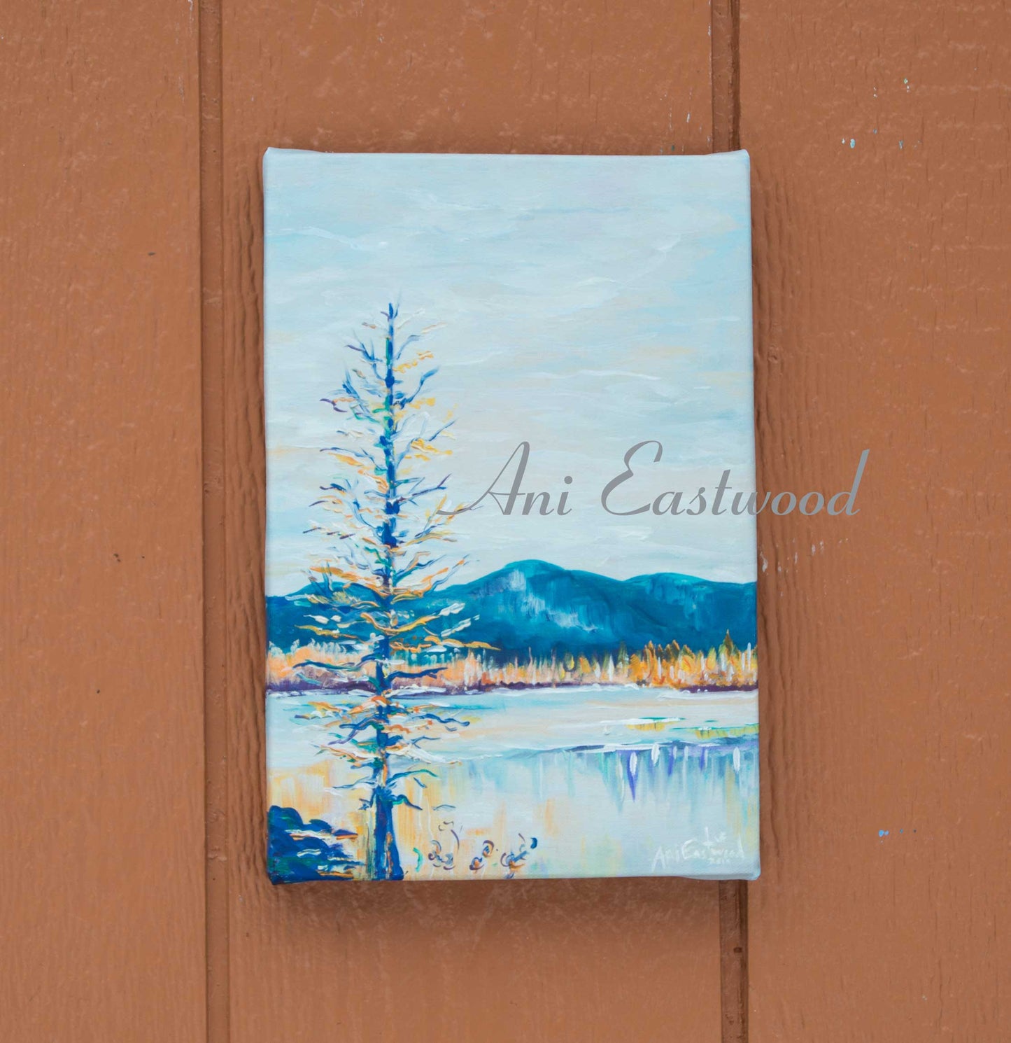 "Larch on Seeley Lake, Montana" 2019  Ani Eastwood