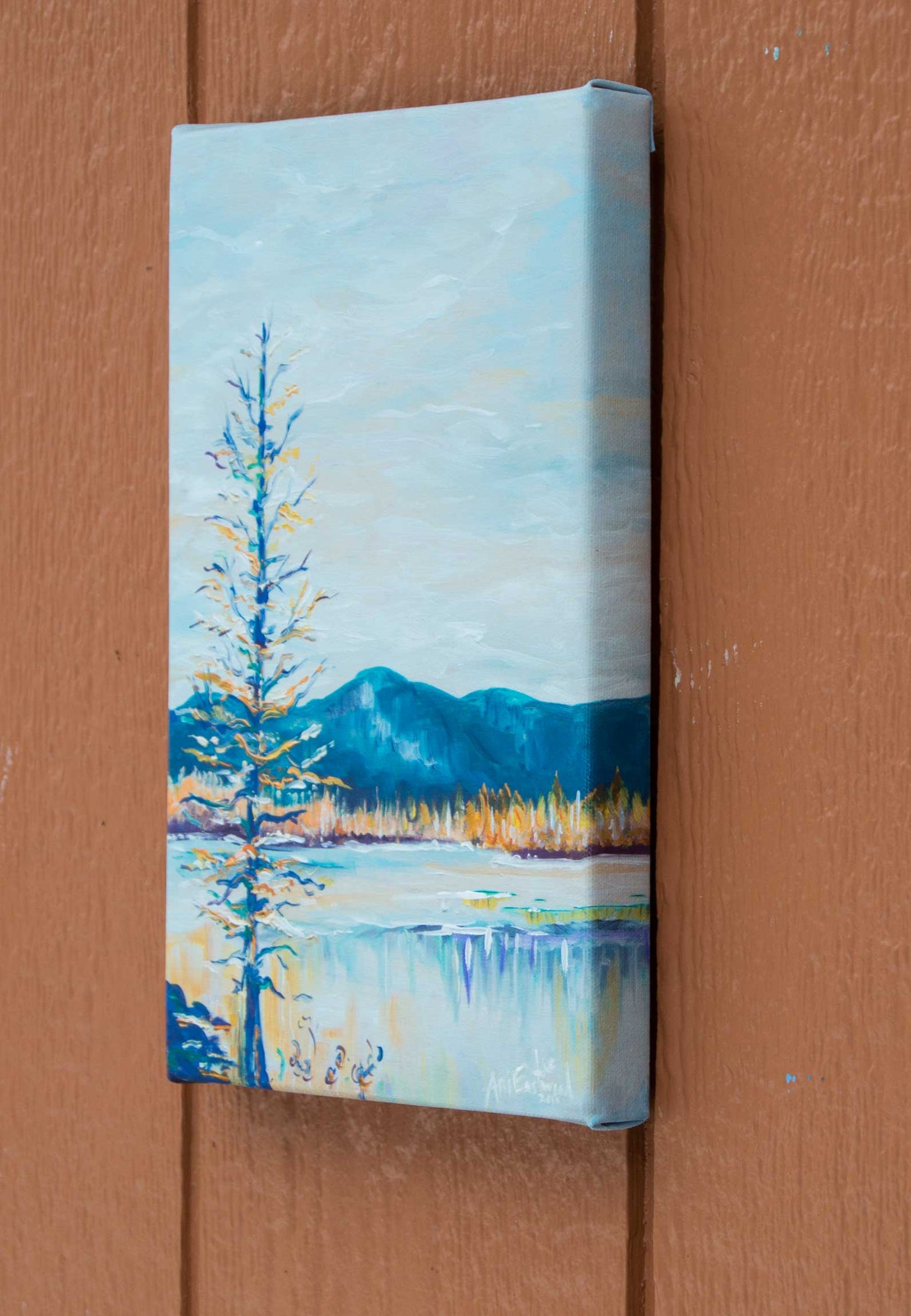 "Larch on Seeley Lake, Montana" 2019  Ani Eastwood