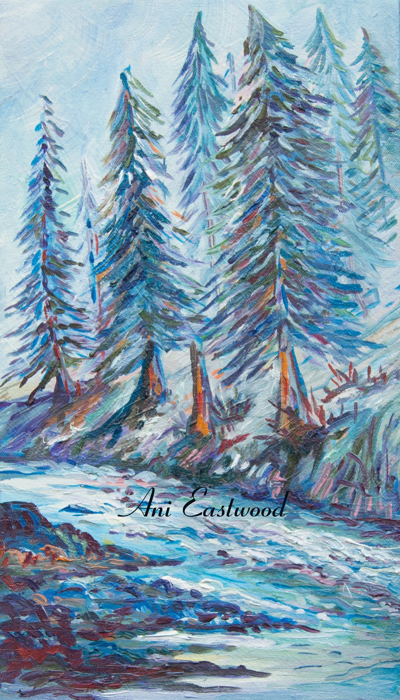 "River in Blue" 2020 Ani Eastwood