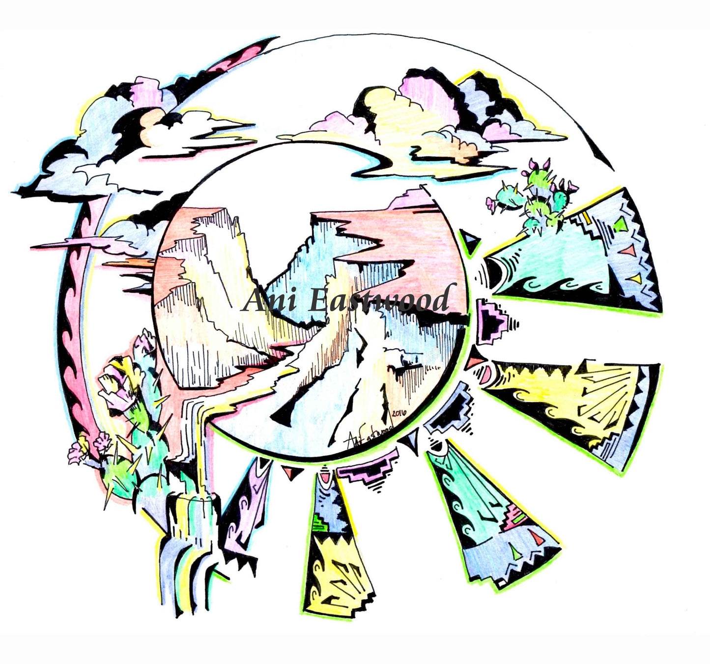 "Desert Sun "Bloom" 2009 Ani Eastwood