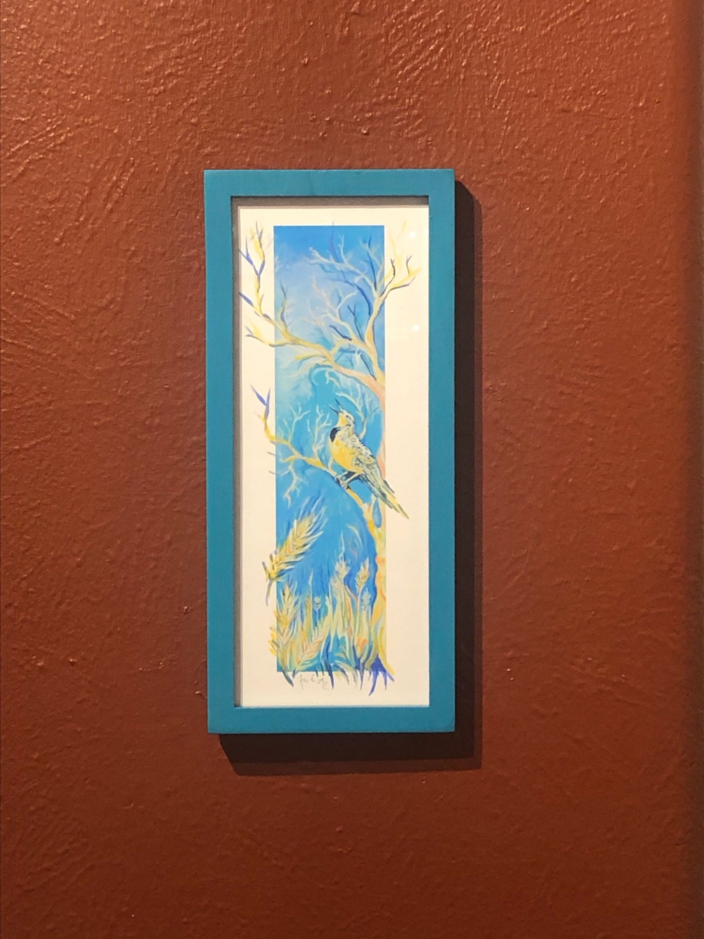 small hand painted archival Giclee 4x10s, Ani