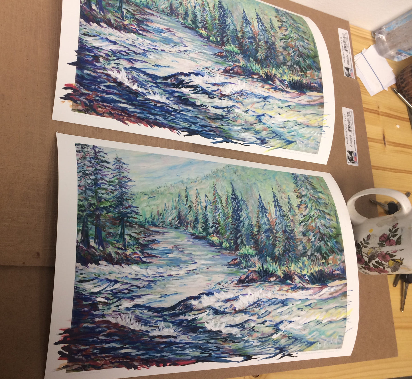 "Thibedeau Rapid at High Water, Blackfoot River Montana" 2020 Ani Eastwood