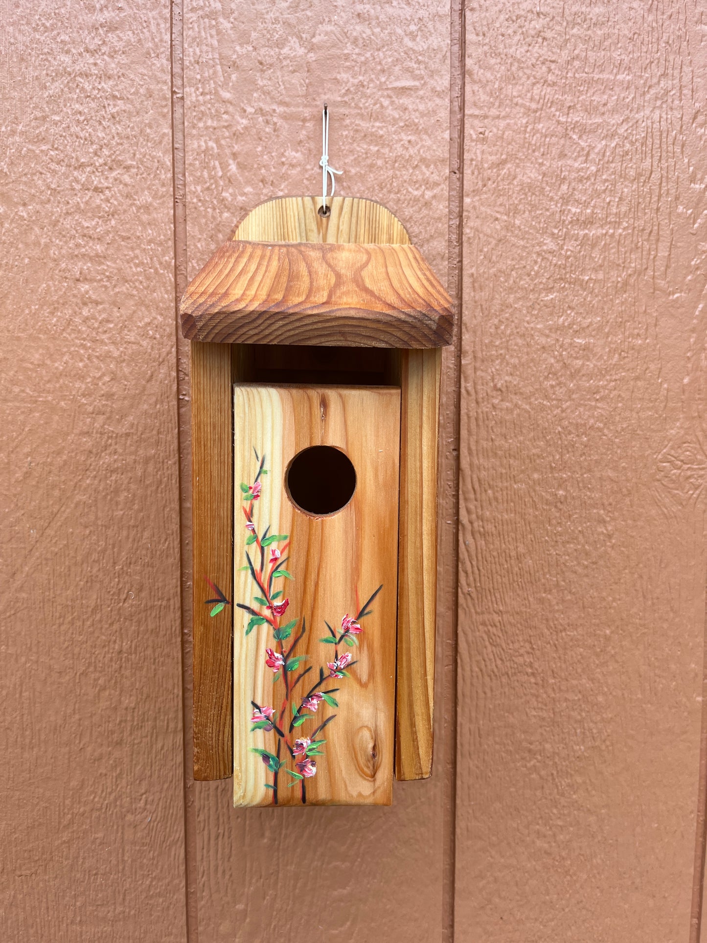 Handmade Cedar Bluebird Box, Branches Design, Ani Eastwood