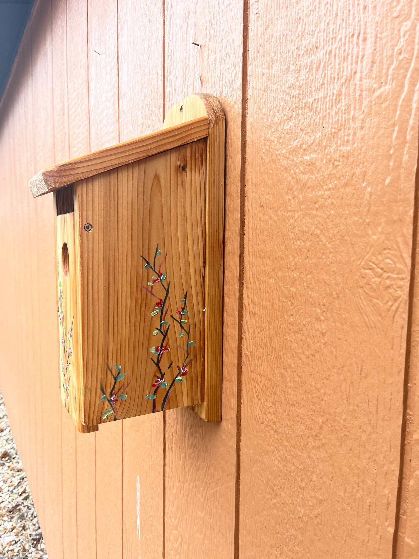 Handmade Cedar Bluebird Box, Branches Design, Ani Eastwood
