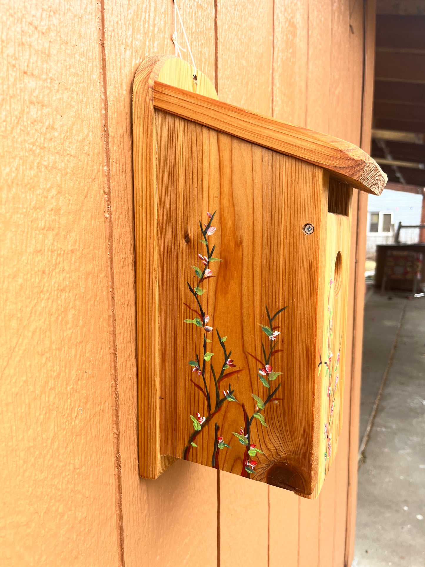 Handmade Cedar Bluebird Box, Branches Design, Ani Eastwood
