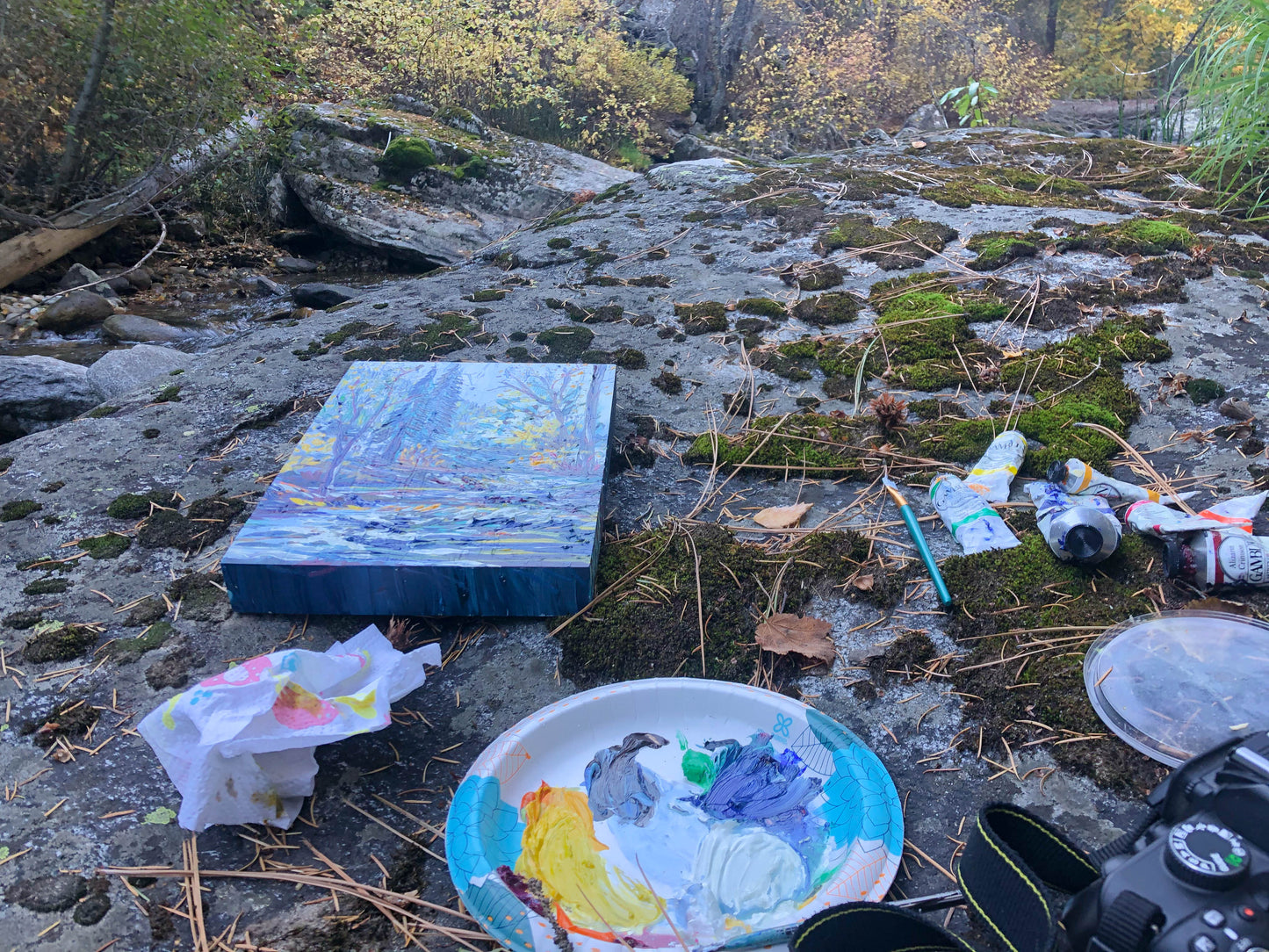 Bass Creek Hiking Plein Air Art workshop