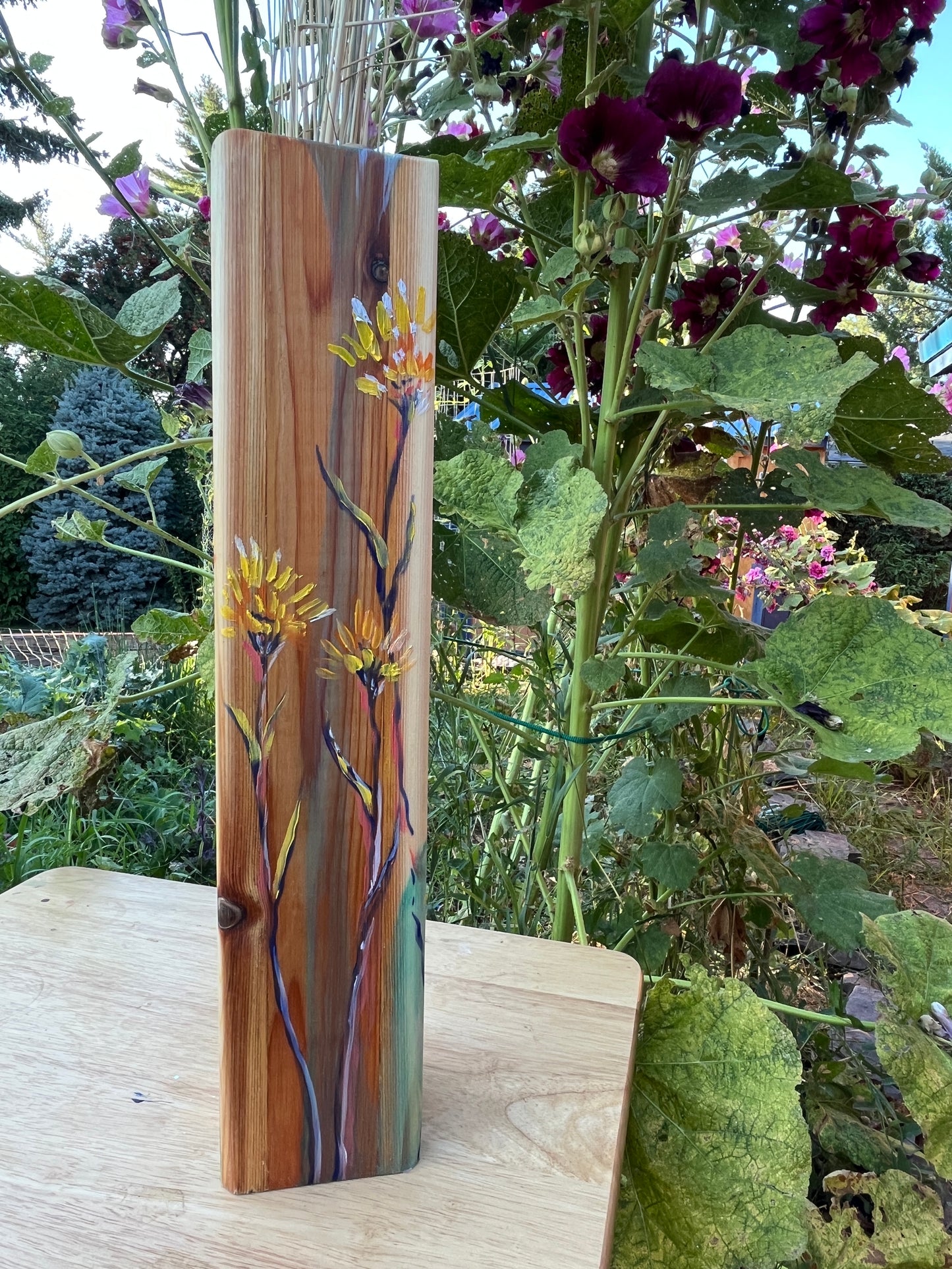 Vases for Dried Arrangements painted with Blues, Ani Eastwood (Copy)