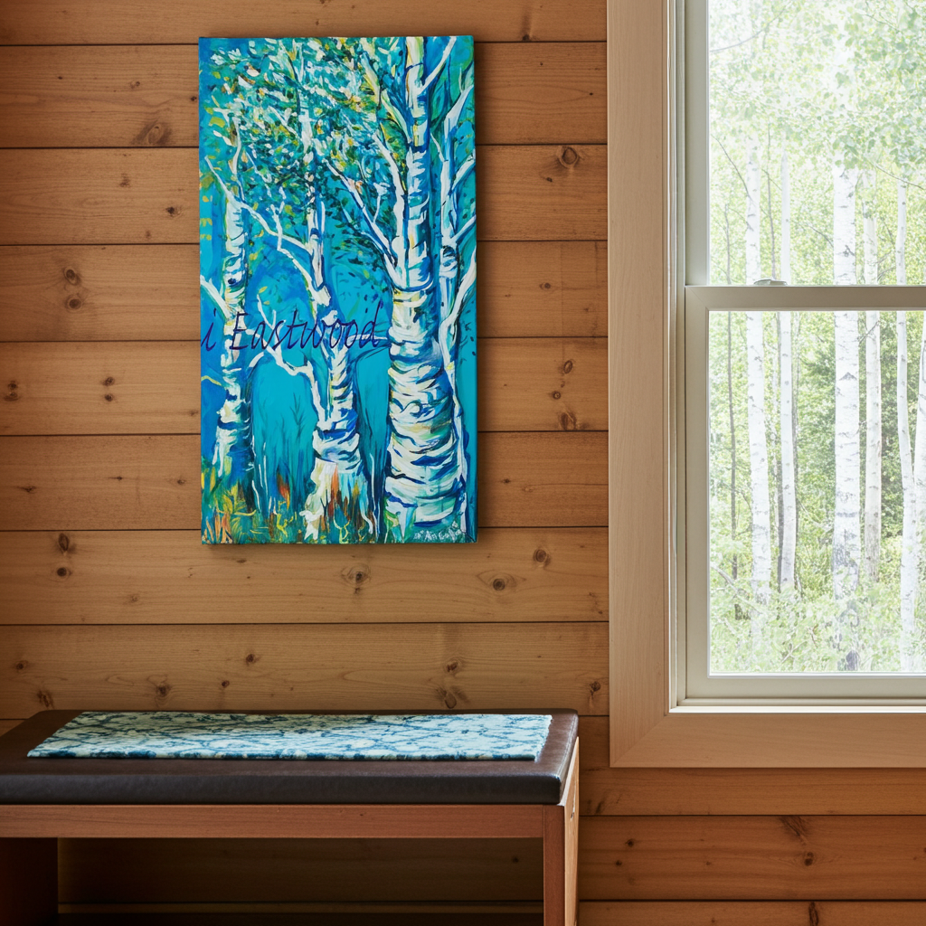 "Breathe it In" 2016 Ani Eastwood, Original and Giclee