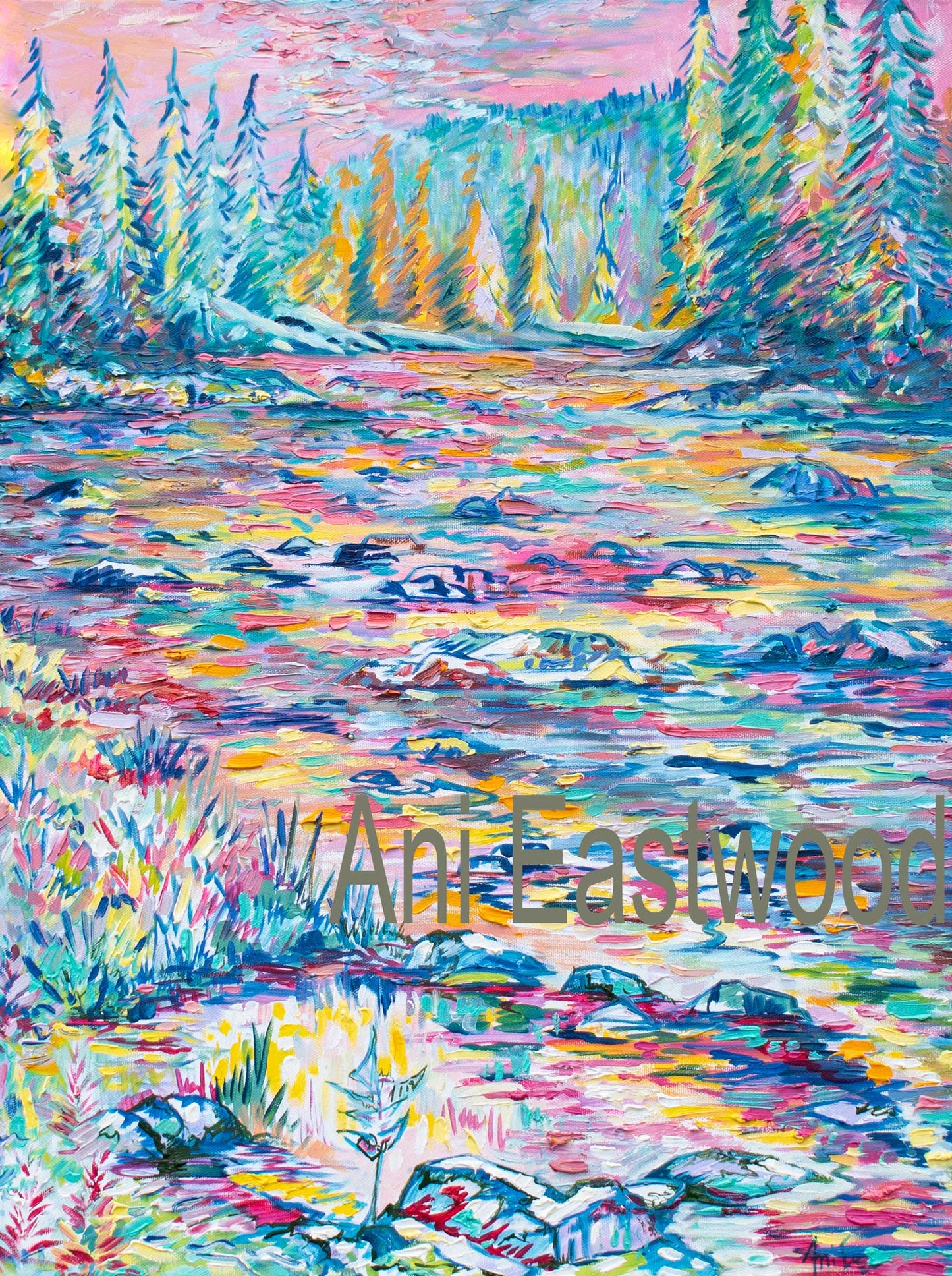 "Burn" Original Oil on Canvas Ani Eastwood