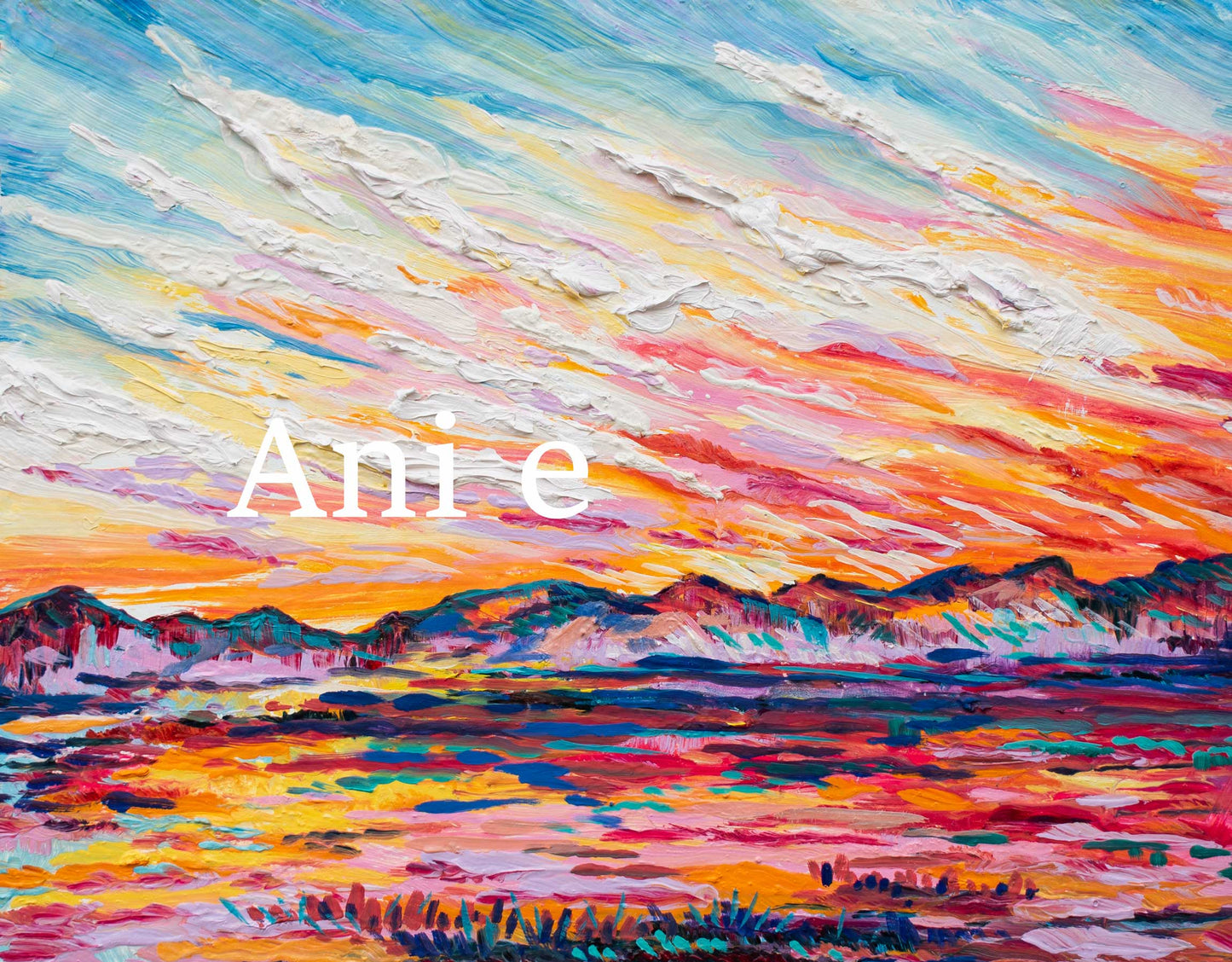 "That Sky" Ani Eastwood 2025 Oil on Birch