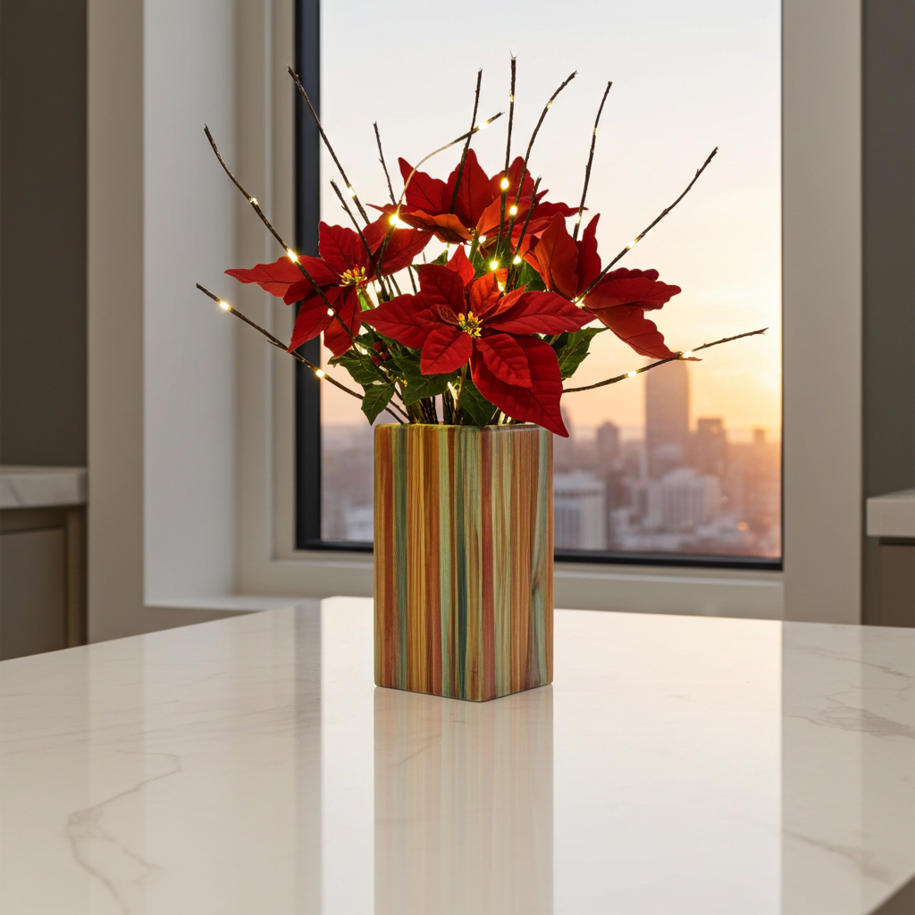 Dogwood Branches Plug In Lamp, Ani Eastwood