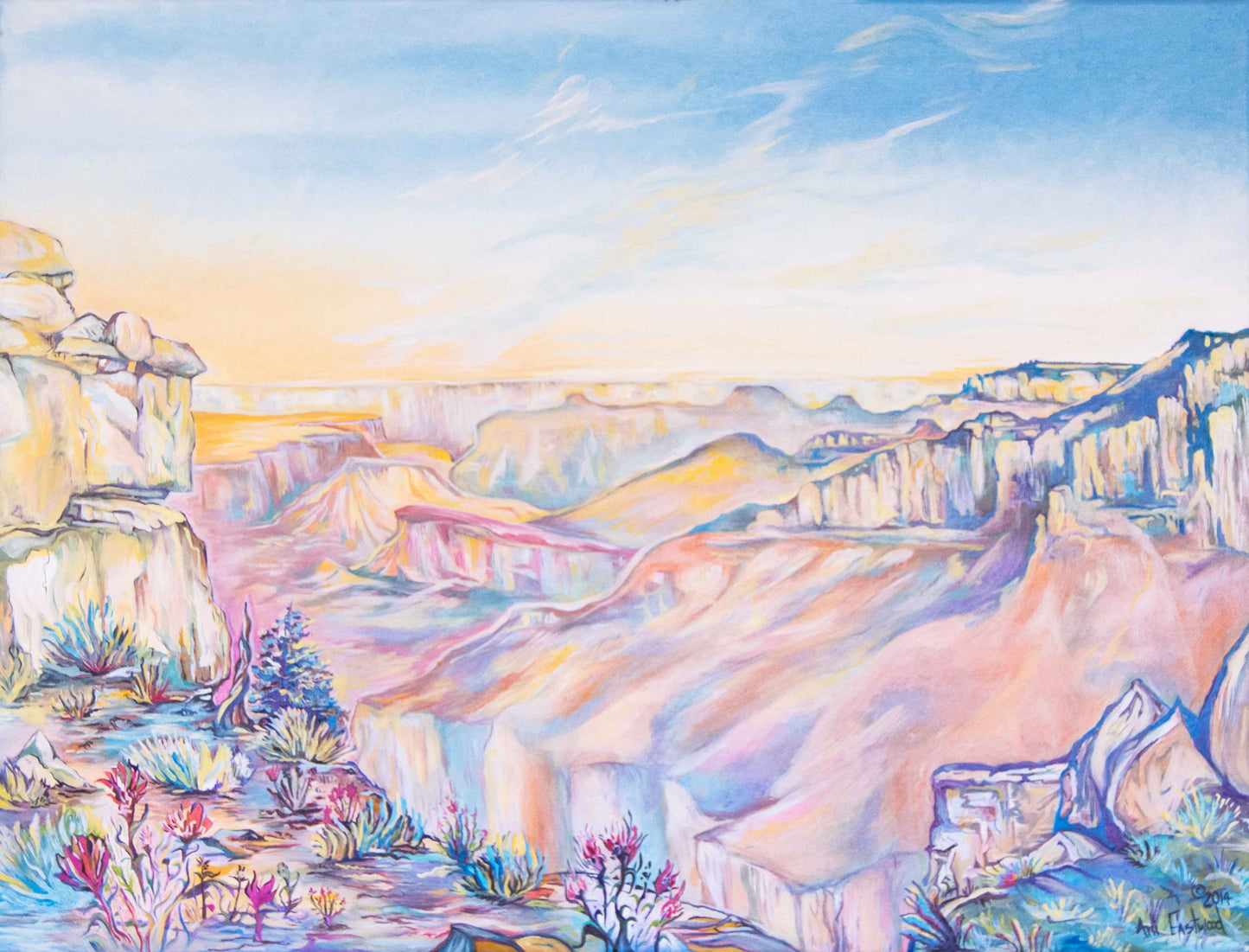 "Saddle Canyon Overlook, Grand Canyon"  Ani Eastwood 2012