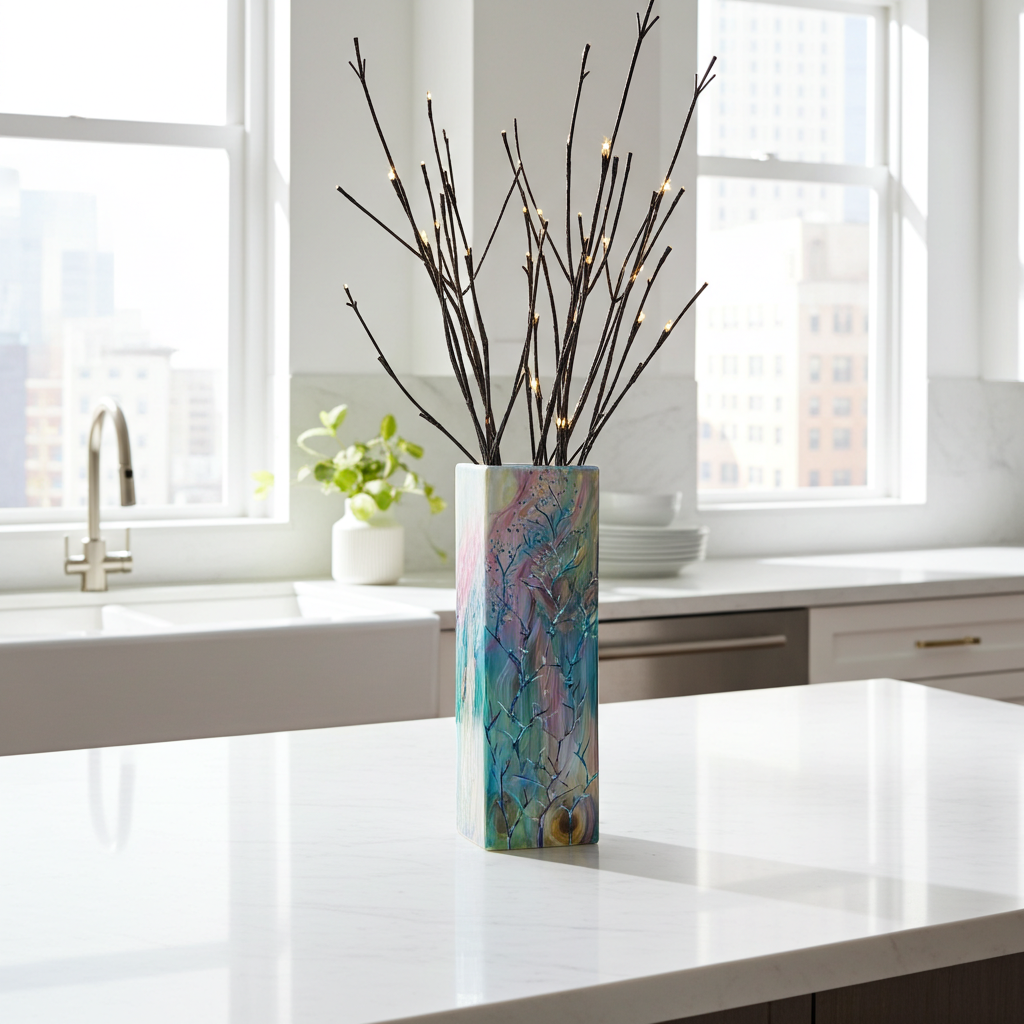 Dogwood Branches Plug In Lamp, Ani Eastwood