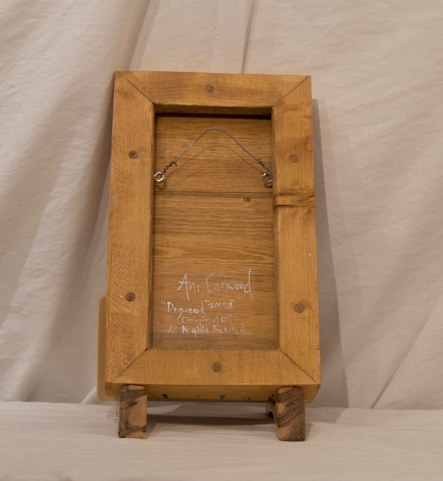 "Dogwood" Oil on Pine 2019 Ani Eastwood,