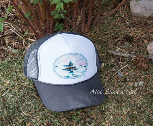 Boatman River Trucker Hat, Ani Eastwood