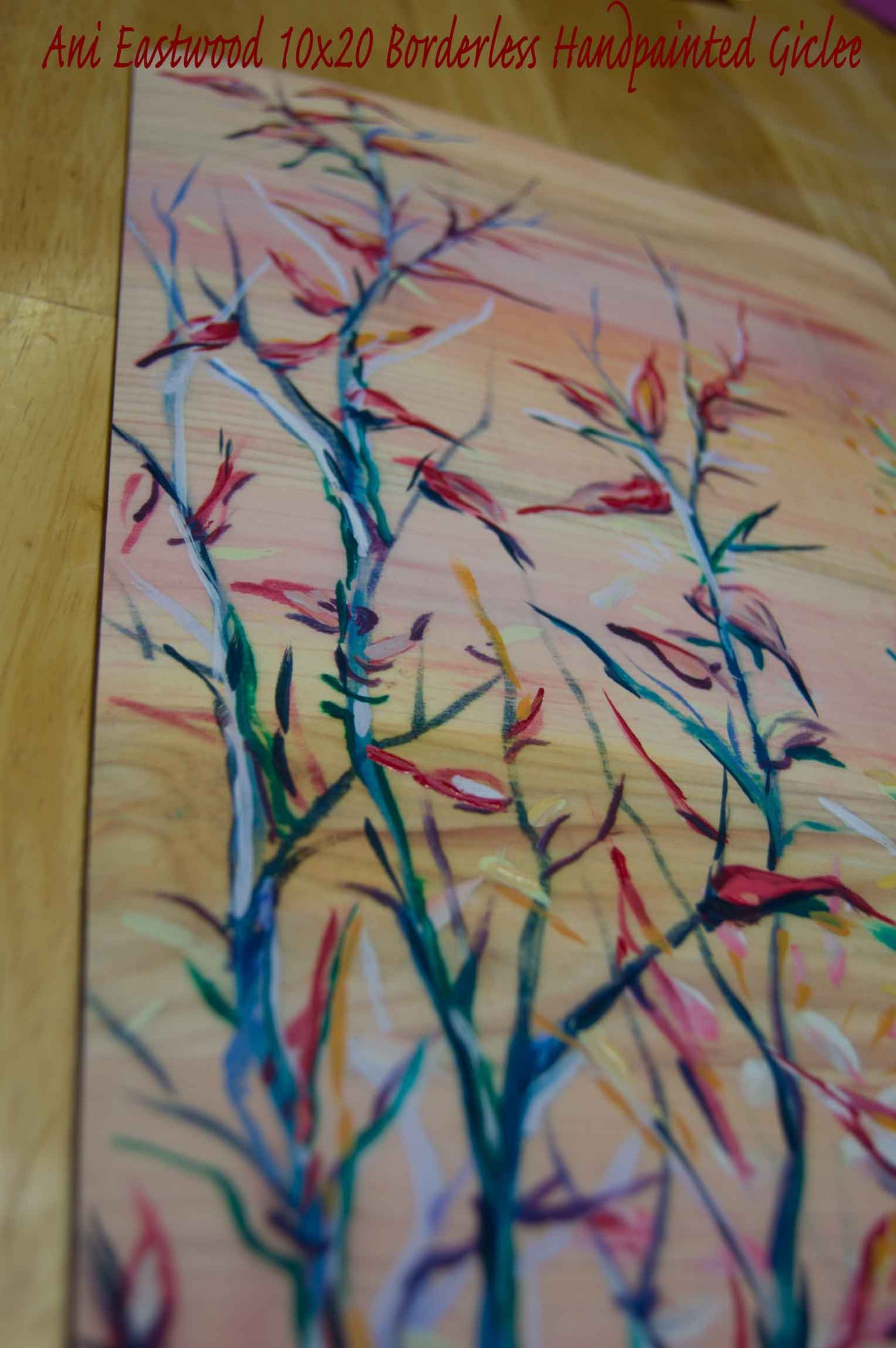 "Dogwood" Oil on Pine 2019 Ani Eastwood,