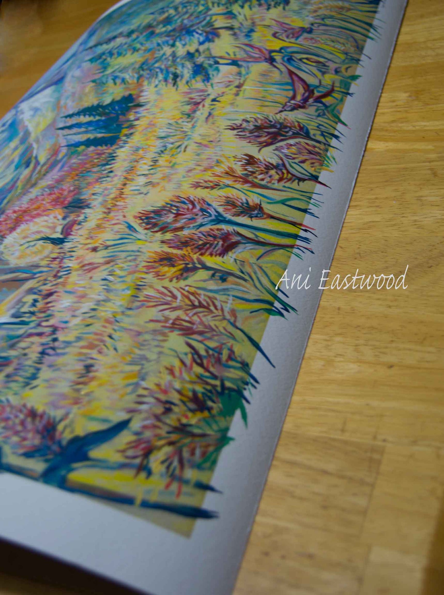 "Trapper's Peak, Montana" 1st limited edition full sized canvas