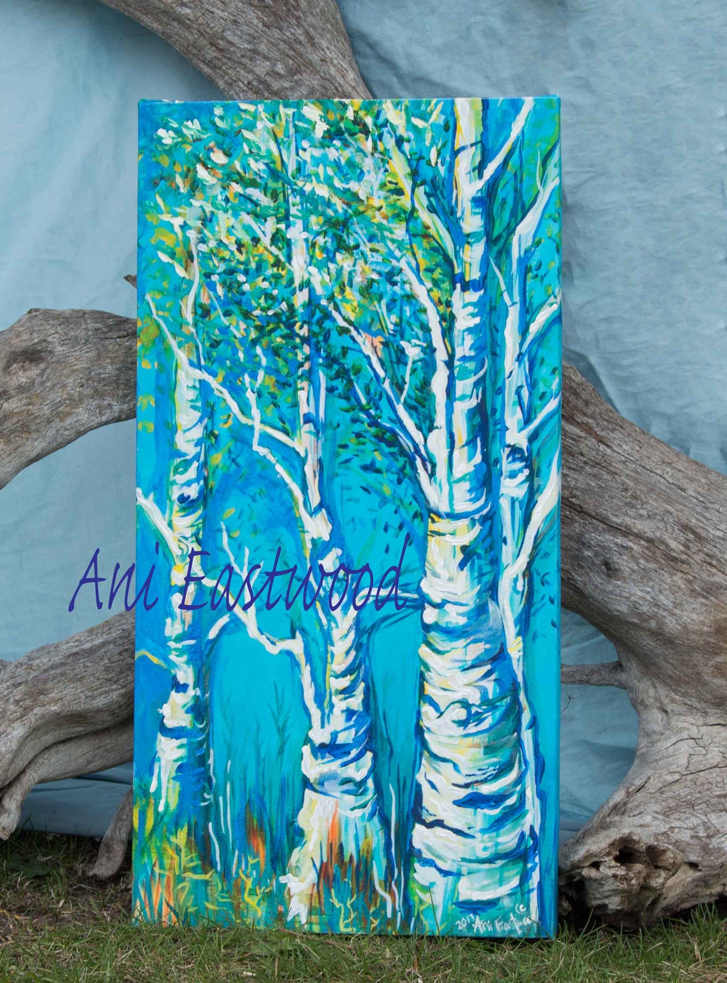 "Breathe it In" 2016 Ani Eastwood, Original and Giclee