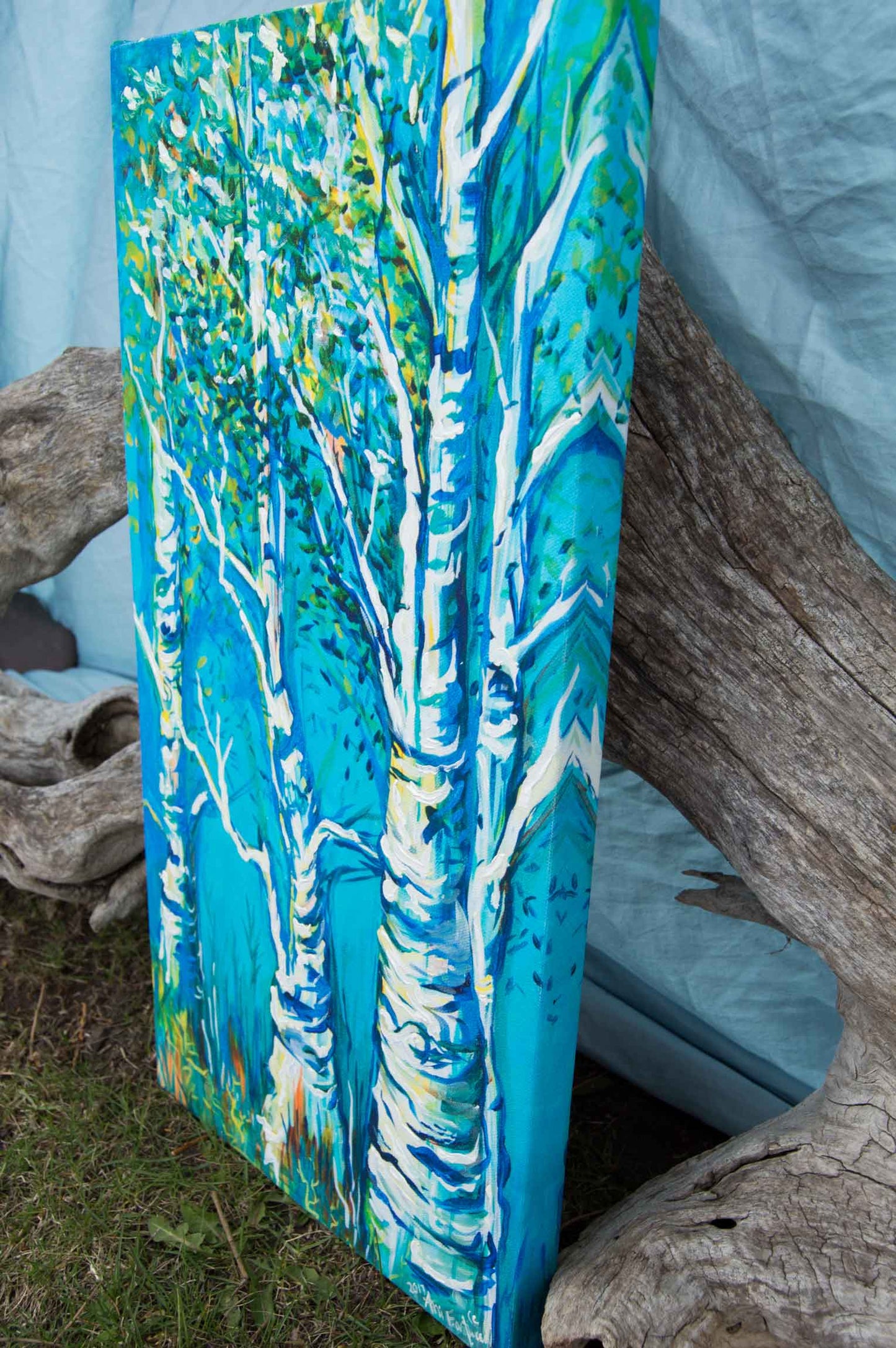 "Breathe it In" 2016 Ani Eastwood, Original and Giclee