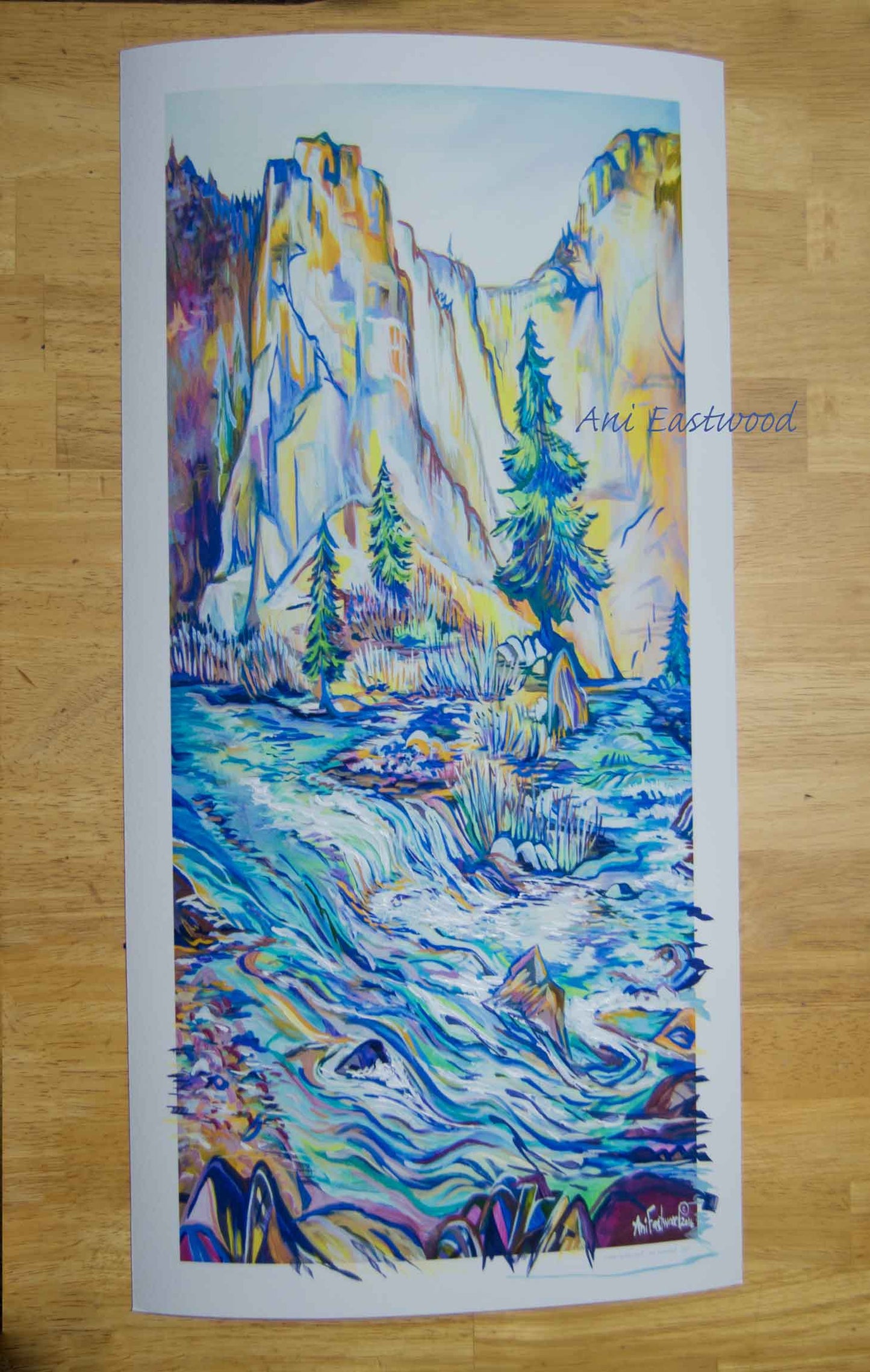 "Camp by the Creek" 2016 Ani Eastwood