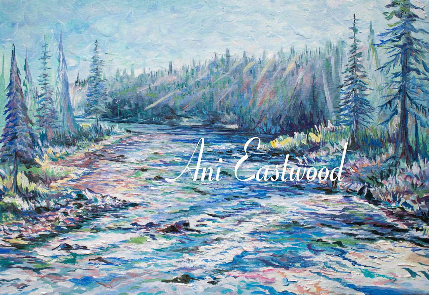 "Clearwater" 11"x17" Framed in Authentic Barnwood