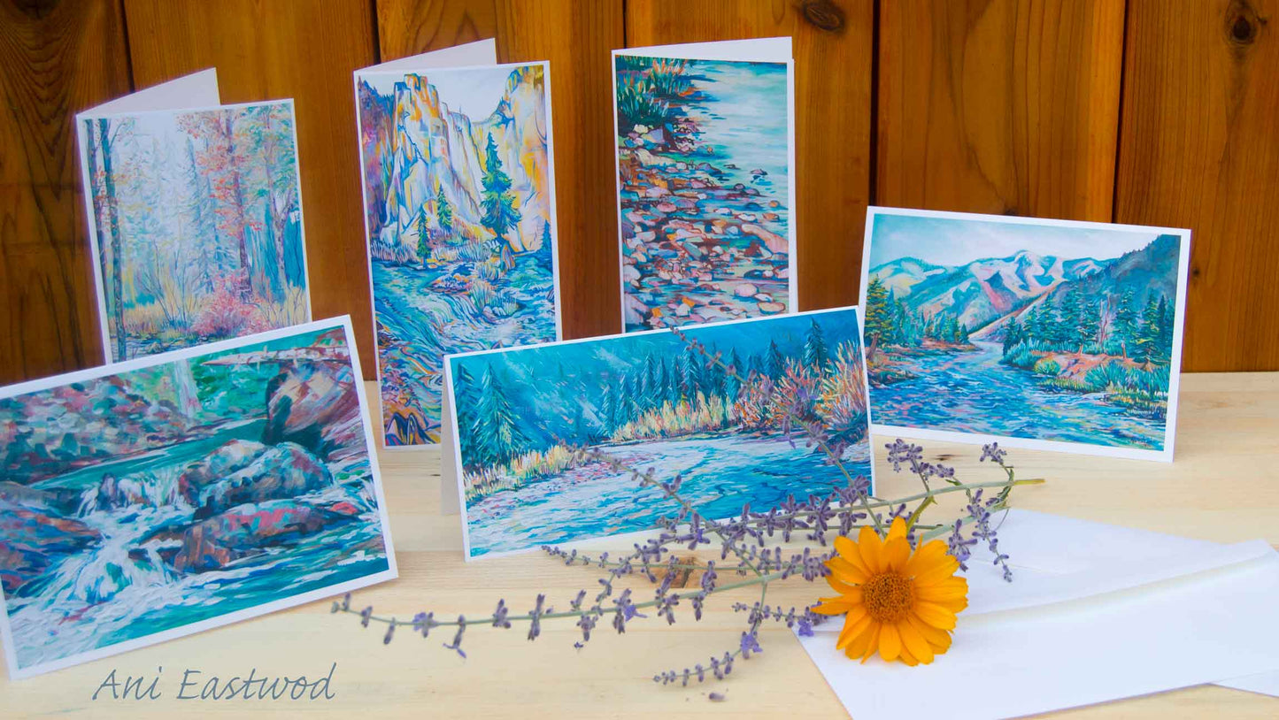 Rivers and Streams Greeting Card 6 Pack: Ani Eastwood