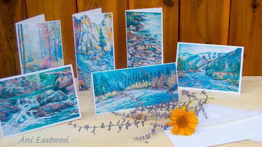 Rivers and Streams Greeting Card 6 Pack: Ani Eastwood