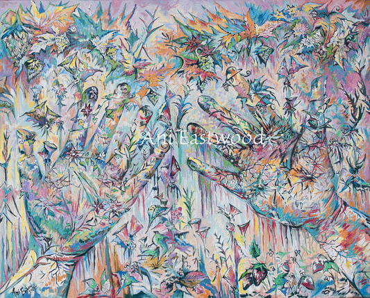 "Growth" Oil on Canvas Ani Eastwood