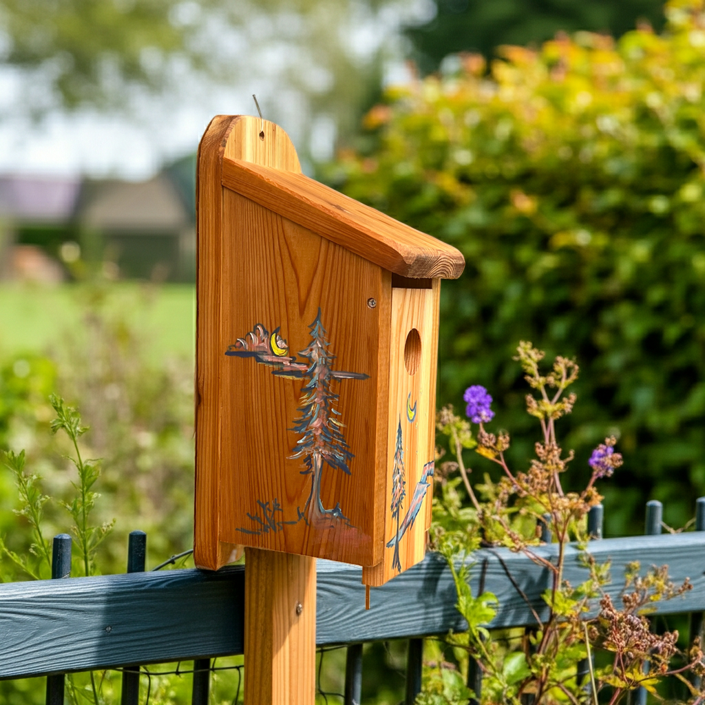 Handmade Cedar Bluebird Box, Ani Eastwood