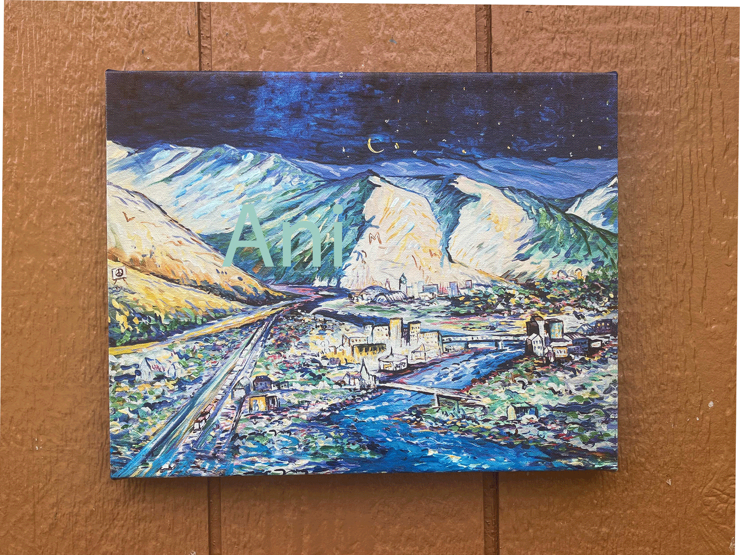 "Starry Nights Missoula, Montana"  2021 Ani Eastwood
