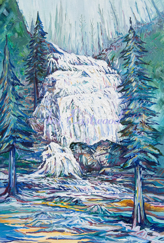 "Morrel Falls, Montana" 2021 Ani Eastwood