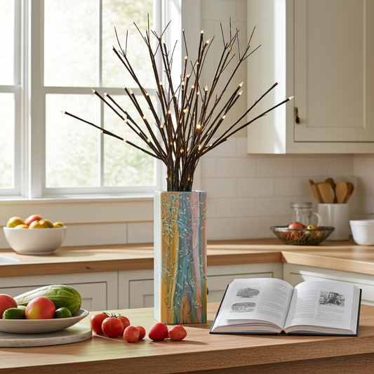 Dogwood Branches Plug In Lamp 2, Ani Eastwood