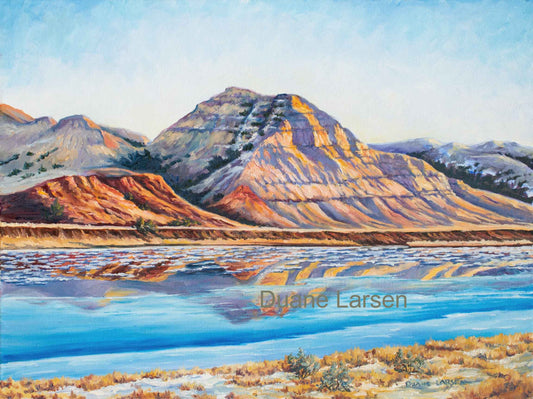 "Spring Break-up on the Missouri River" Duane Larsen 2024